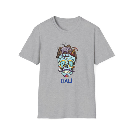 DALĂŤ MUERTE: Surreal Skull Fiesta T Shirt