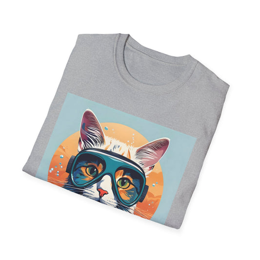 Scuba Cat Splash – Deep Sea Explorer T Shirt