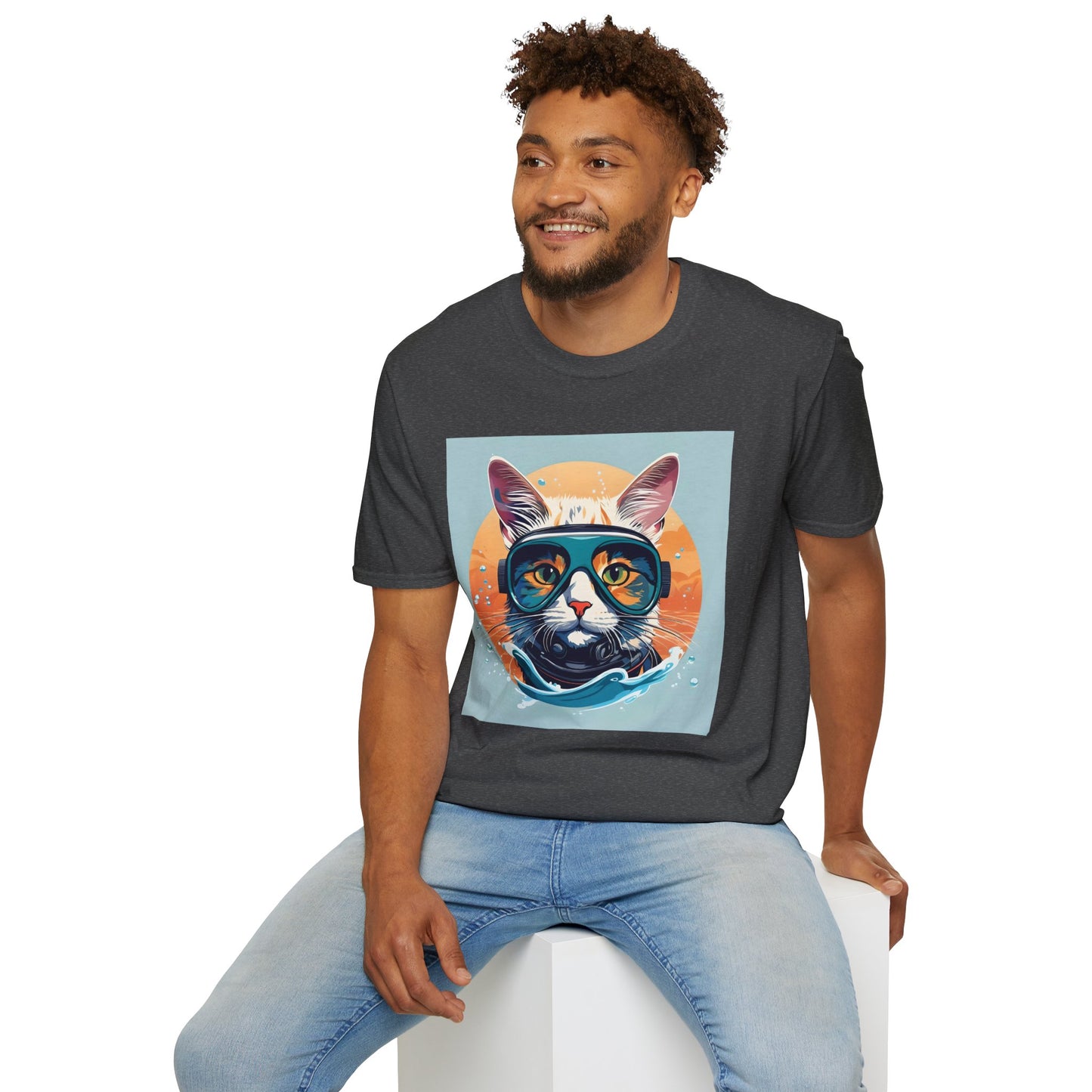 Scuba Cat Splash – Deep Sea Explorer T Shirt