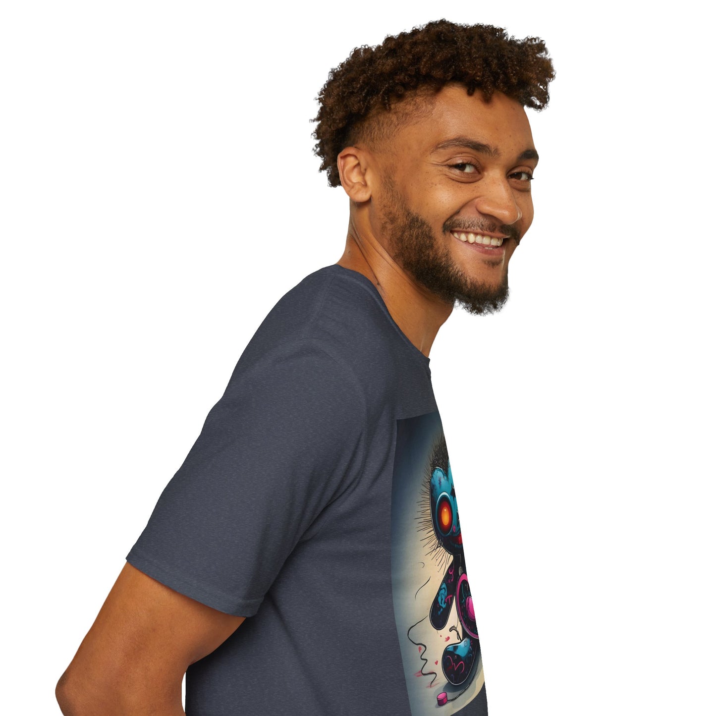 Voodoo Heartbreaker T shirt – Surreal Pop Art with Pins, Power, and Play