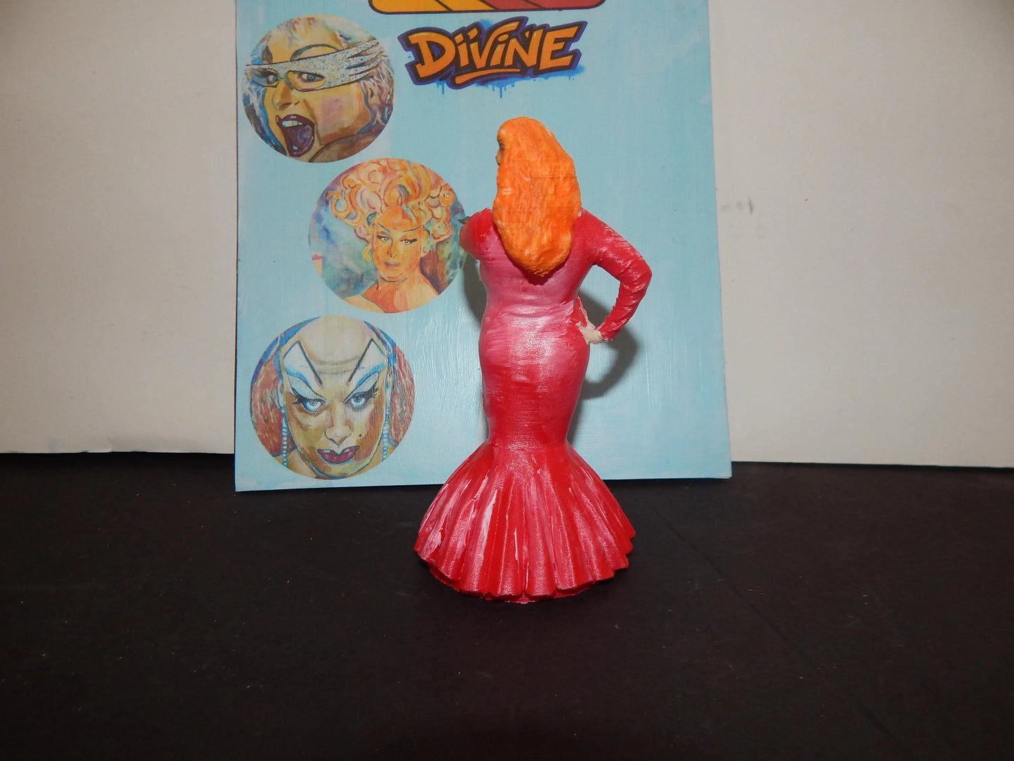 Unleash the Divine: Introducing the Drag Queen Action Figure! 3d Printed Figure – Limited Edition Art Sculpture by Lucky Studios