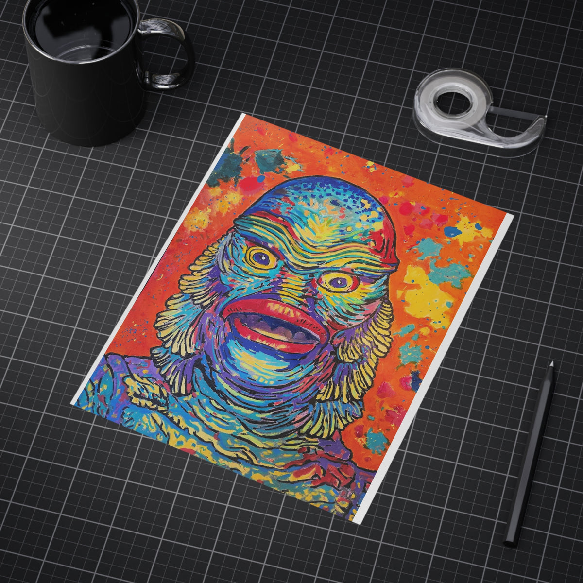 Pop Art Gillman — Vibrant Limited Edition Print 8"x 10"