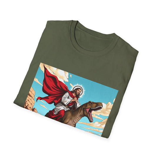 “Jurassic Jesus: Divine Desert Rampage” T-Shirt