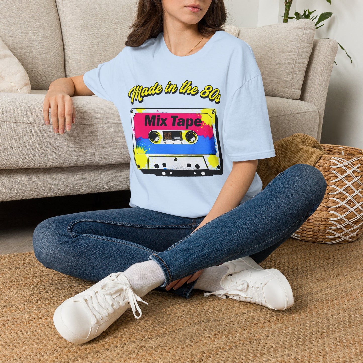 Made in the 80s Mix Tape T Shirt — Retro Cassette 80s Nostalgia Tee