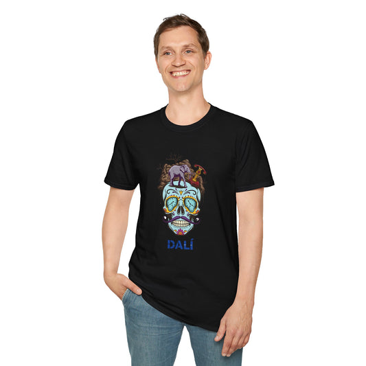 DALÍ MUERTE: Surreal Skull Fiesta T Shirt