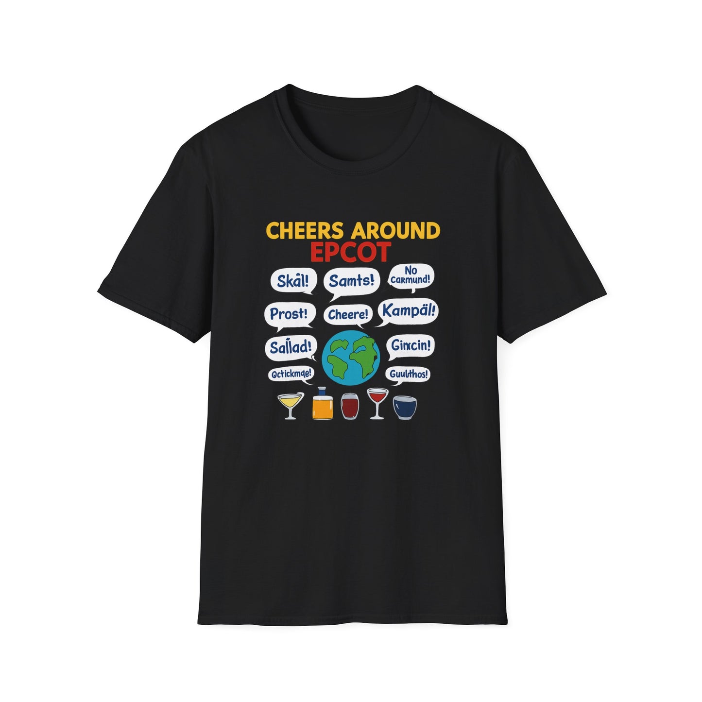 CHEERS AROUND EPCOT: Global Toast T Shirt