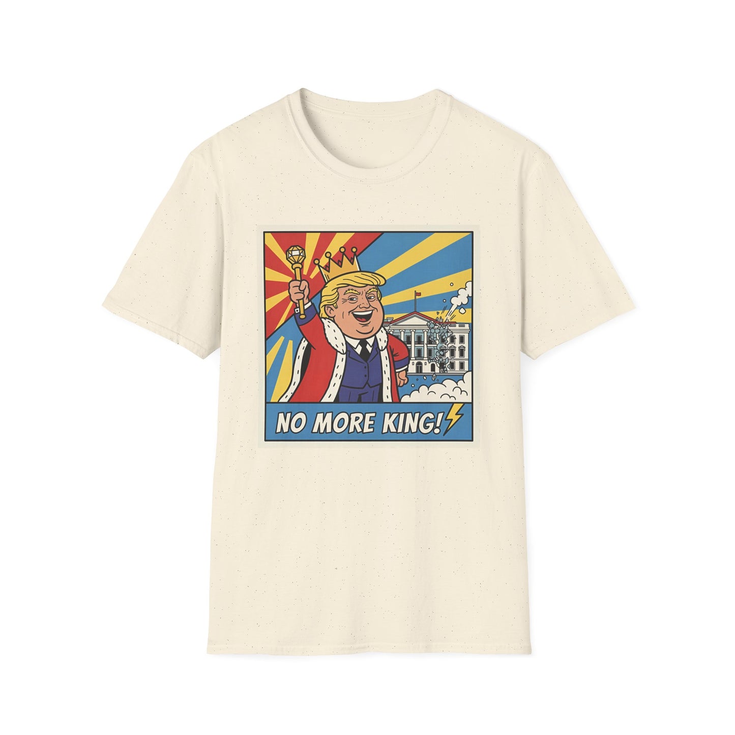 "No More King!" Political Pop Art T Shirt