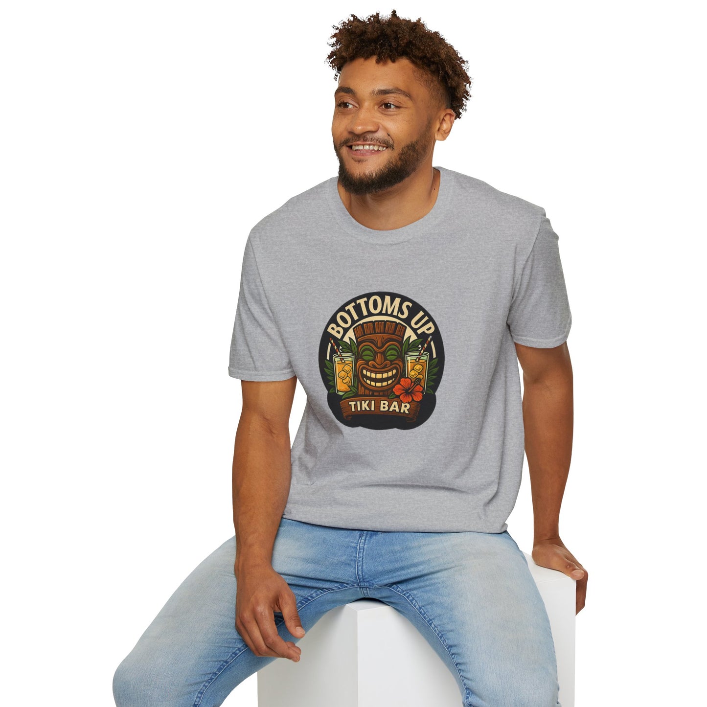Bottoms Up! Tropical Mischief at the Tiki Bar T shirt