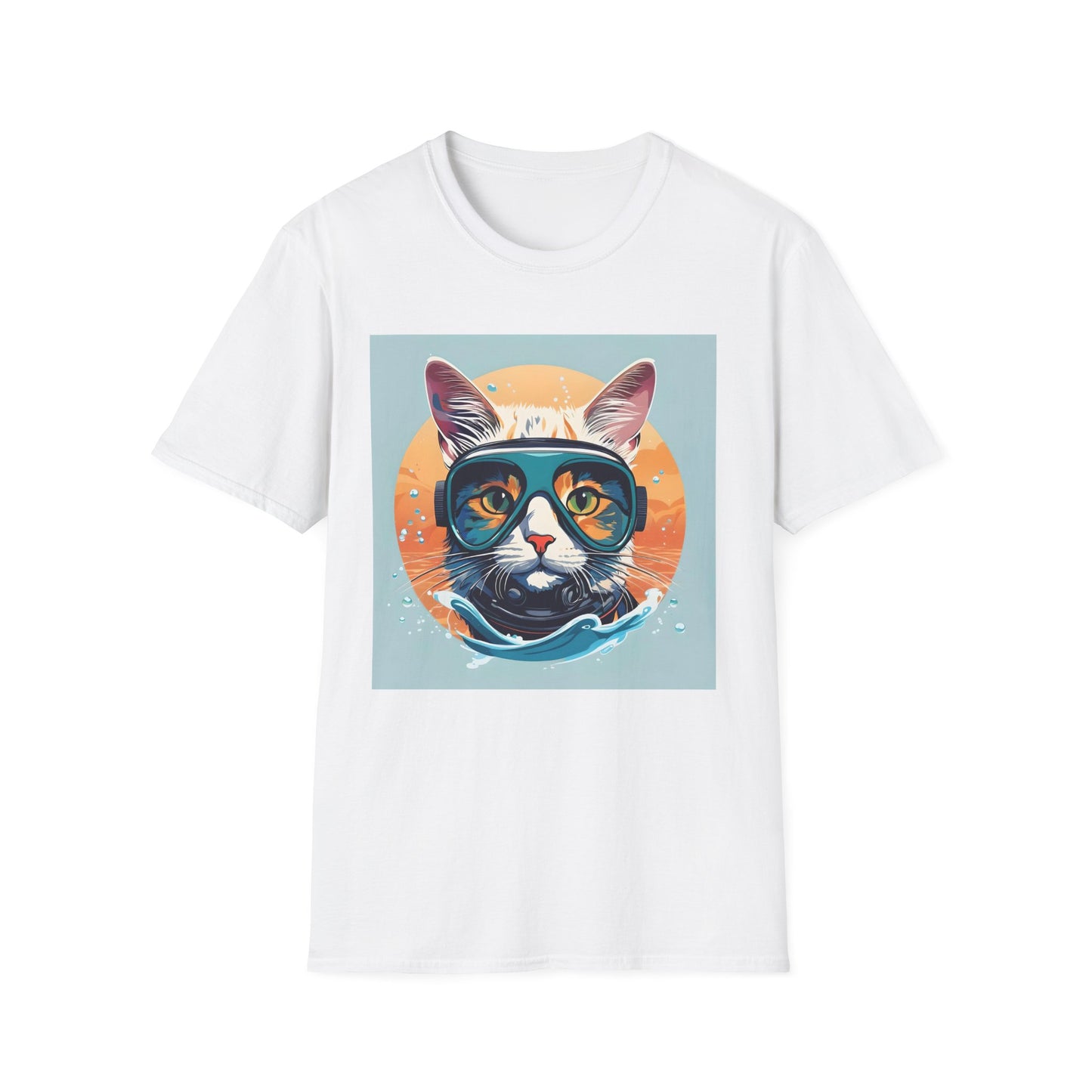 Scuba Cat Splash – Deep Sea Explorer T Shirt
