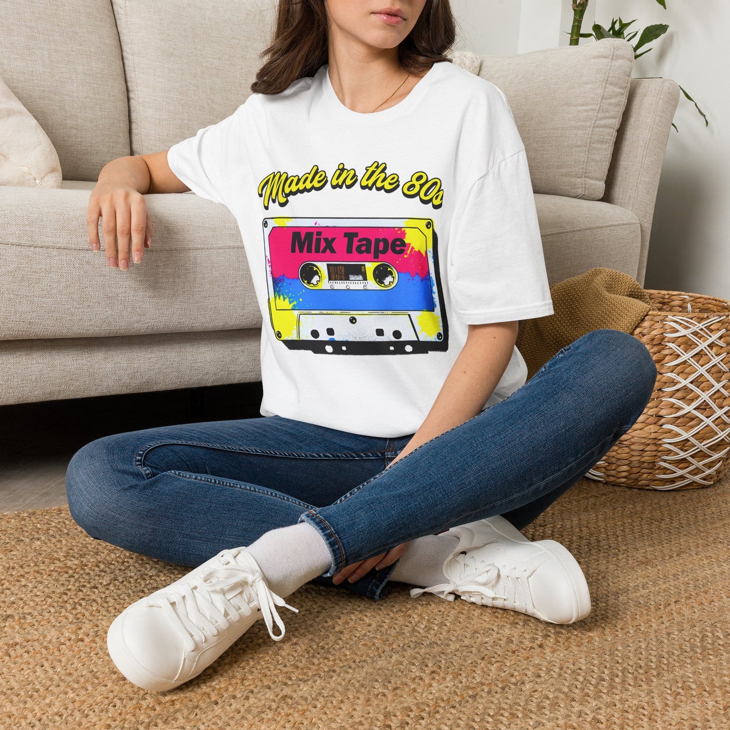 Made in the 80s Mix Tape T Shirt — Retro Cassette 80s Nostalgia Tee