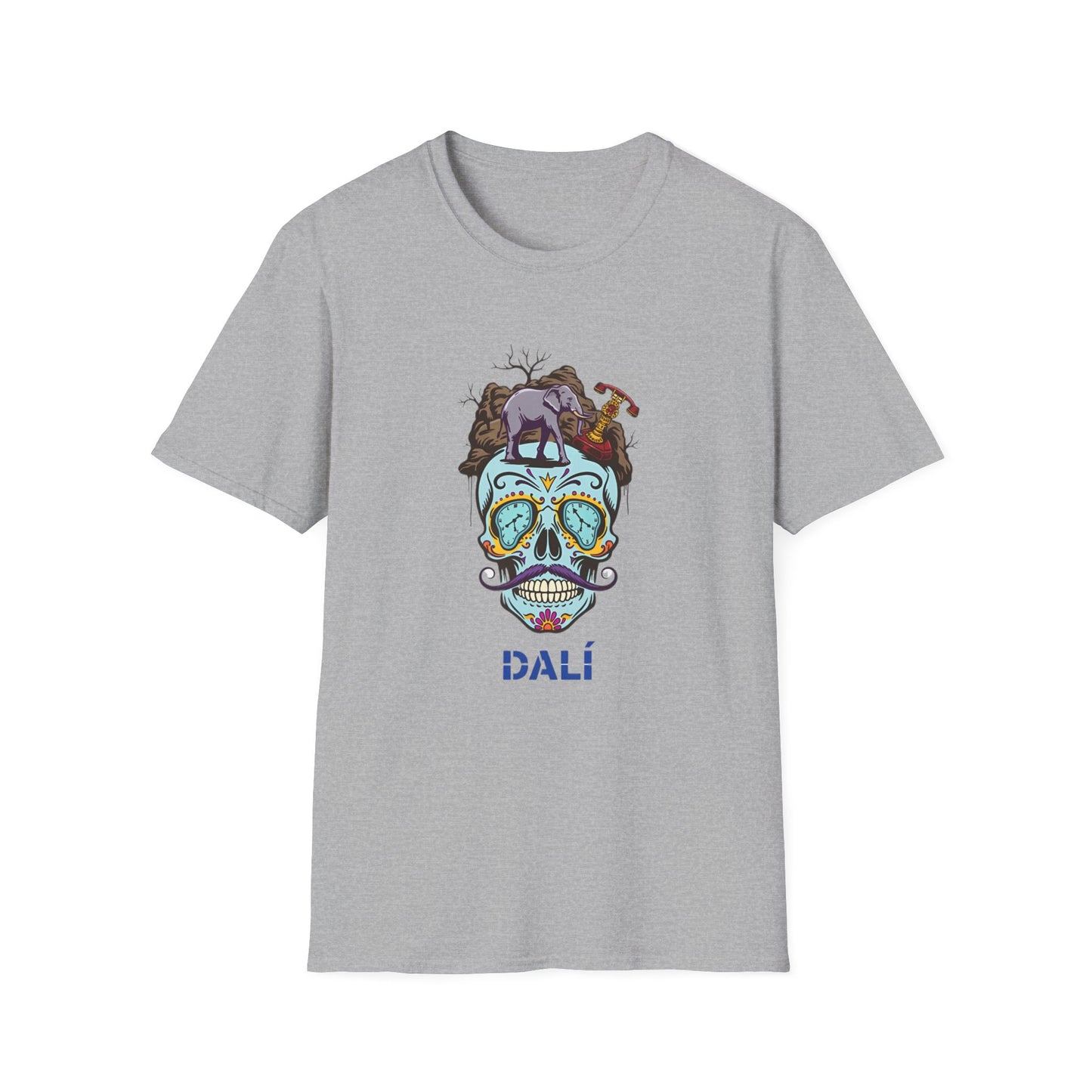 DALÍ MUERTE: Surreal Skull Fiesta T Shirt