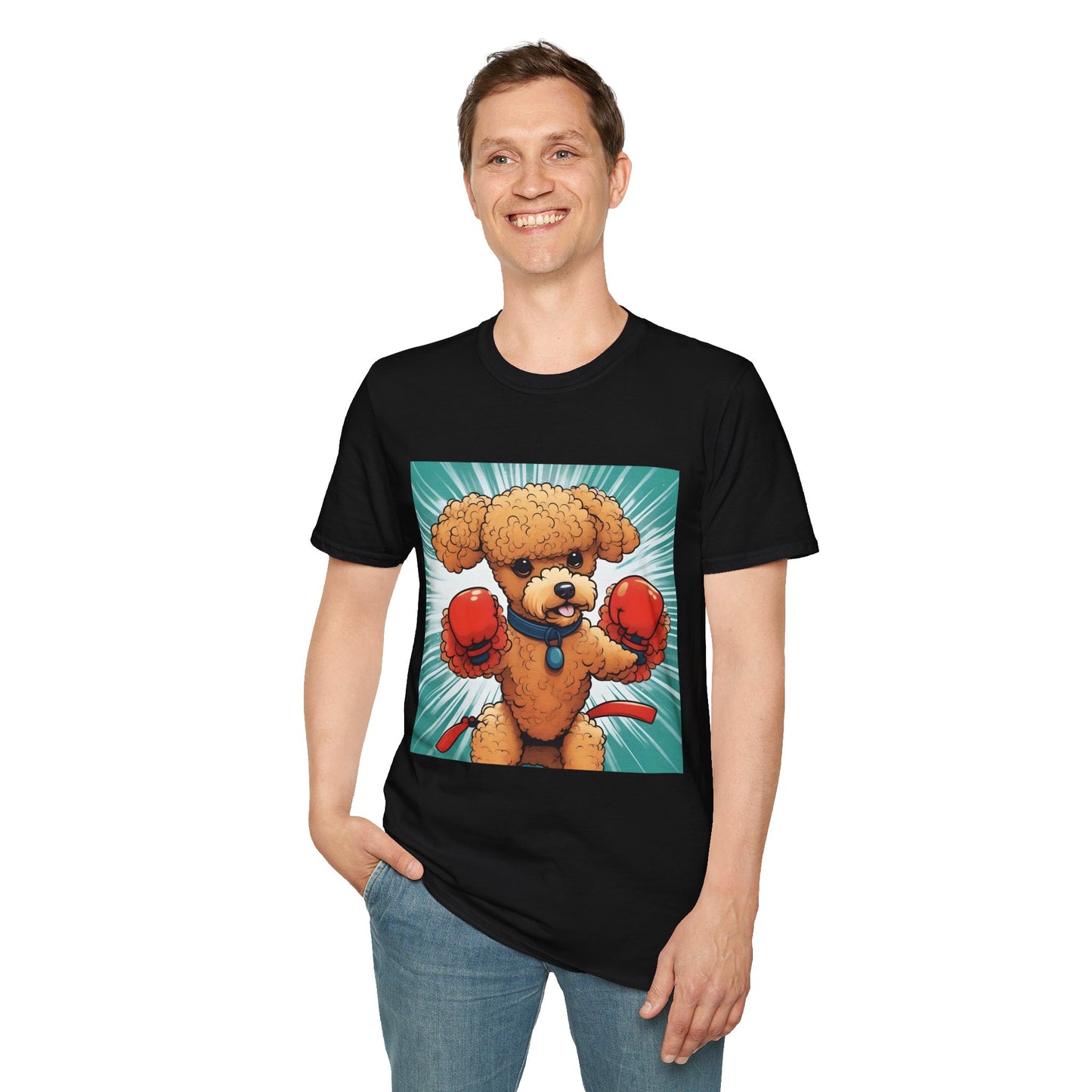 "Boxer Pup Showdown" T Shirt