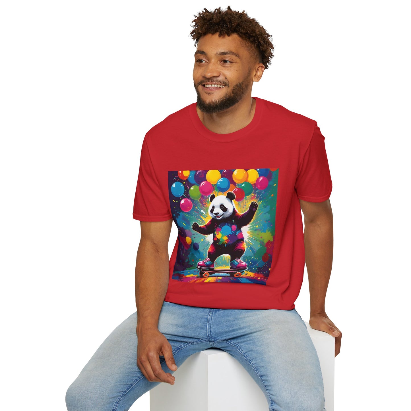 Panda Pop Skate Party T Shirt