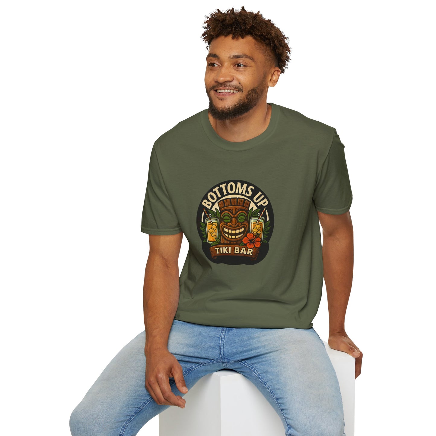 Bottoms Up! Tropical Mischief at the Tiki Bar T shirt