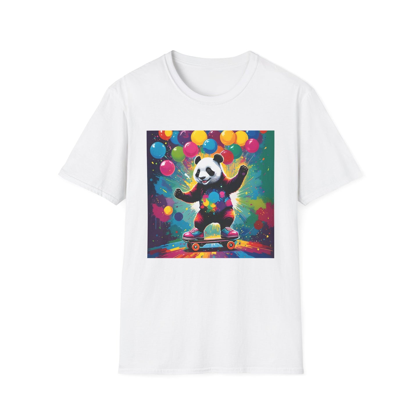 Panda Pop Skate Party T Shirt