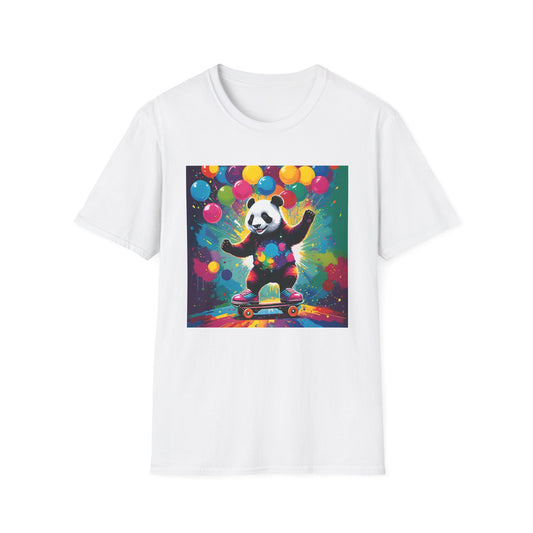 Panda Pop Skate Party T Shirt