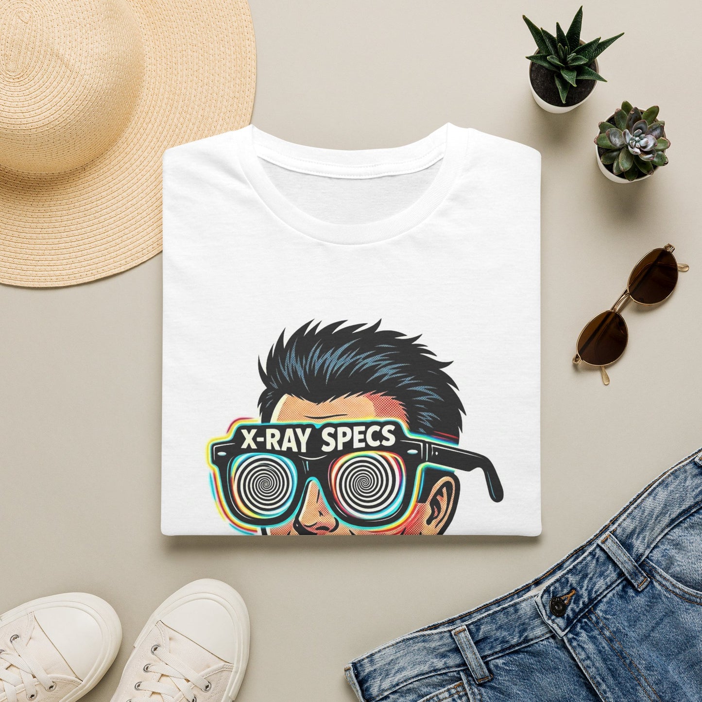 X-Ray Specs T-Shirt — Retro Comic Novelty Graphic Tee