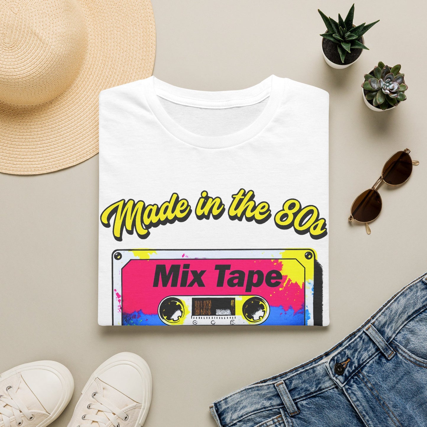 Made in the 80s Mix Tape T Shirt — Retro Cassette 80s Nostalgia Tee