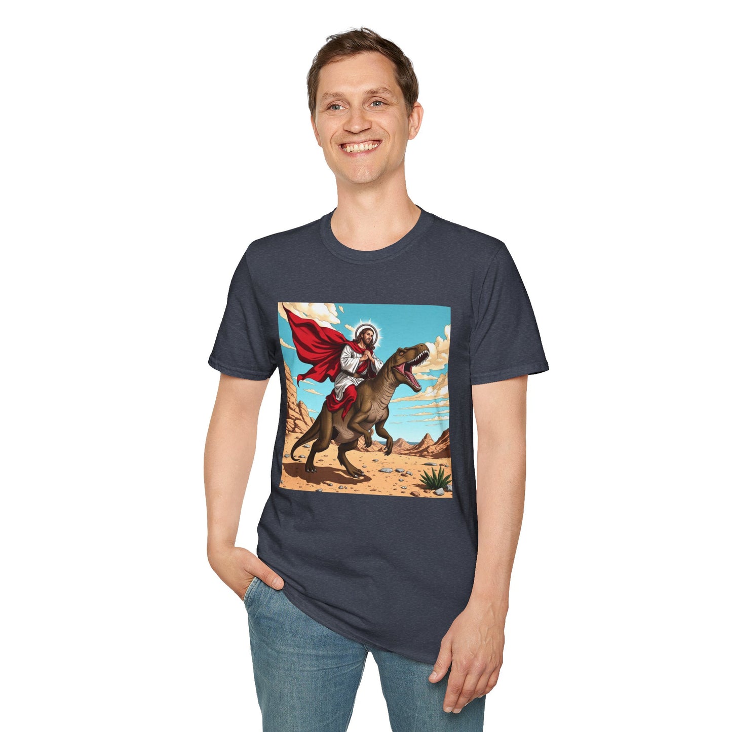 “Jurassic Jesus: Divine Desert Rampage” T-Shirt