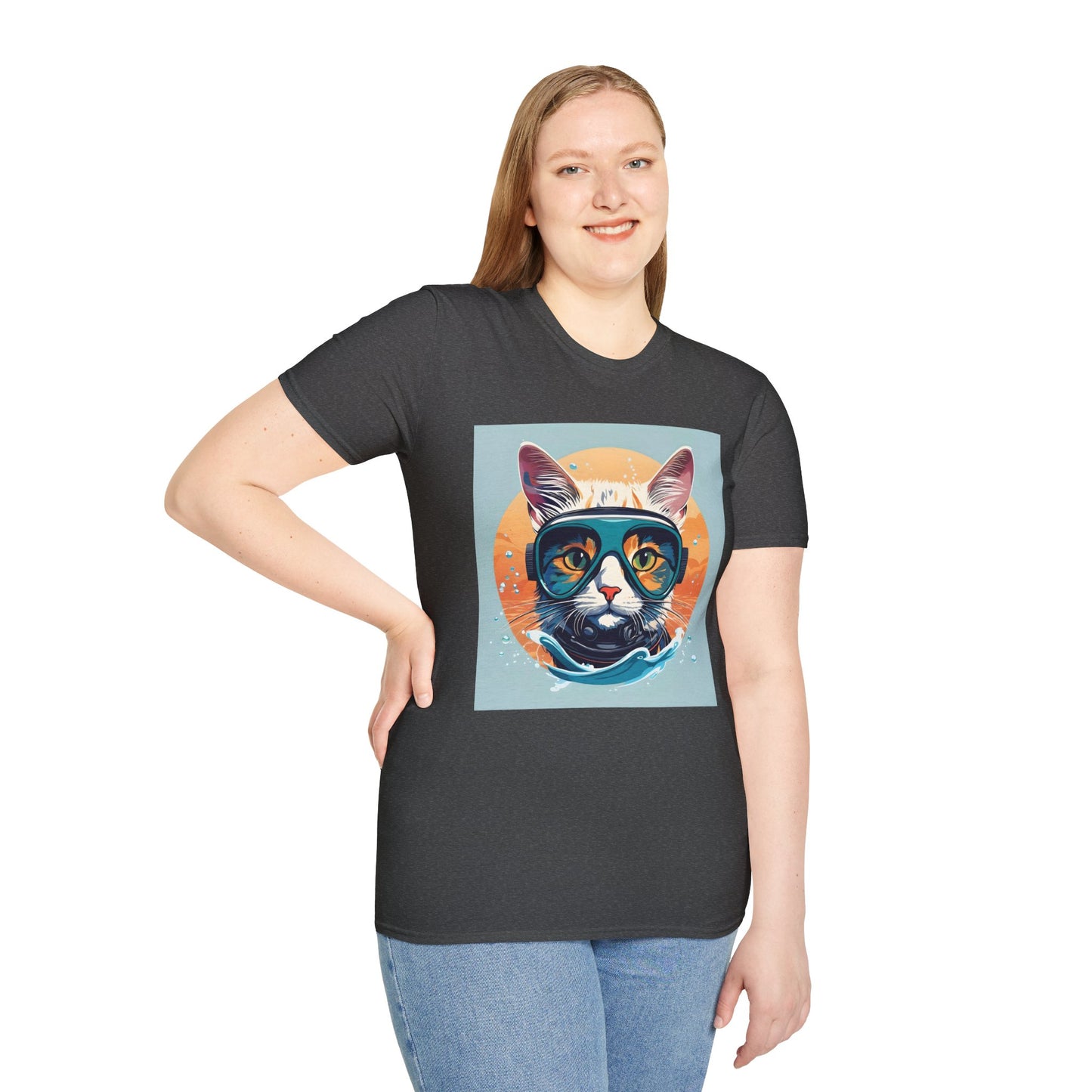 Scuba Cat Splash – Deep Sea Explorer T Shirt