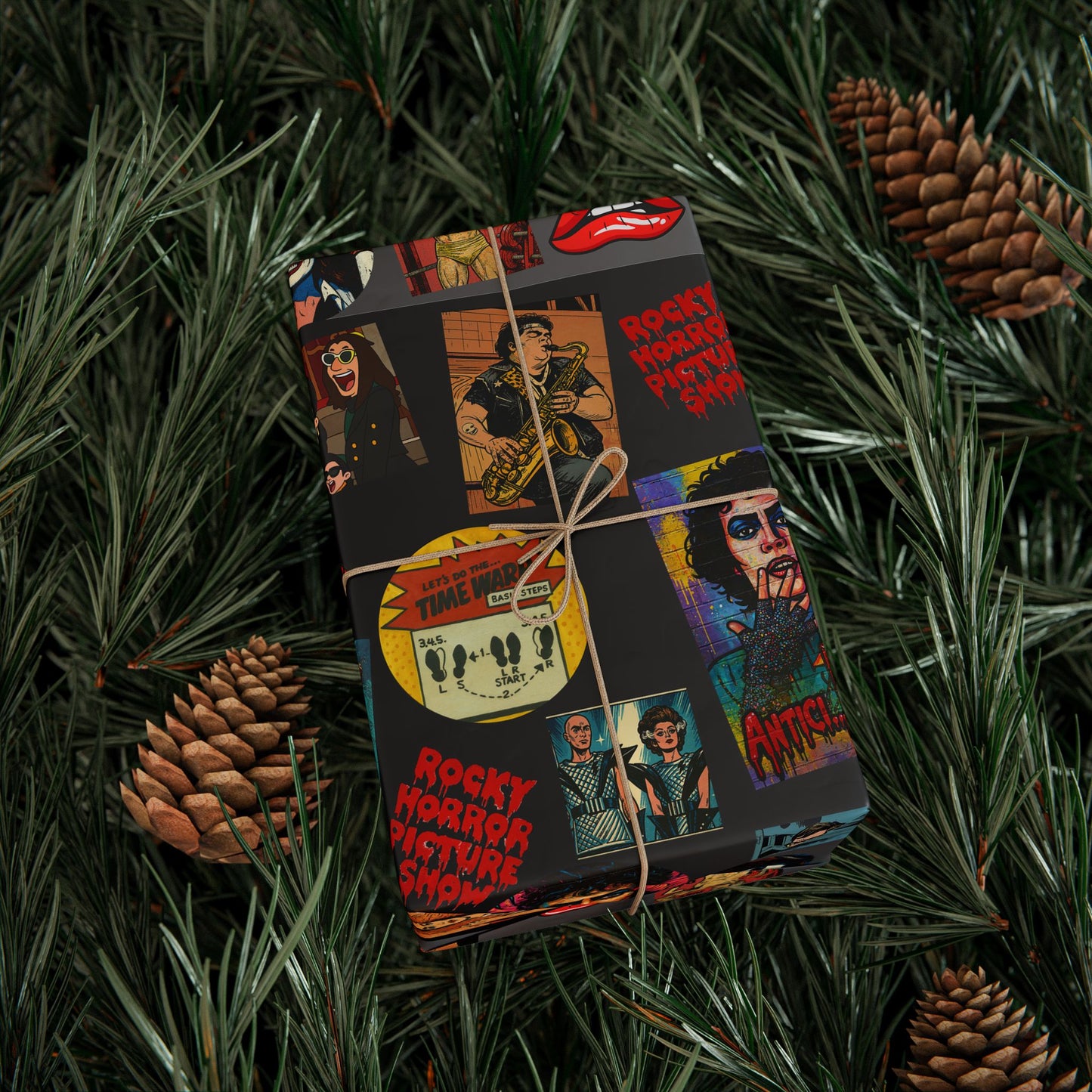 Time Warp Your Gifts: Rocky Horror Wrapping Paper
