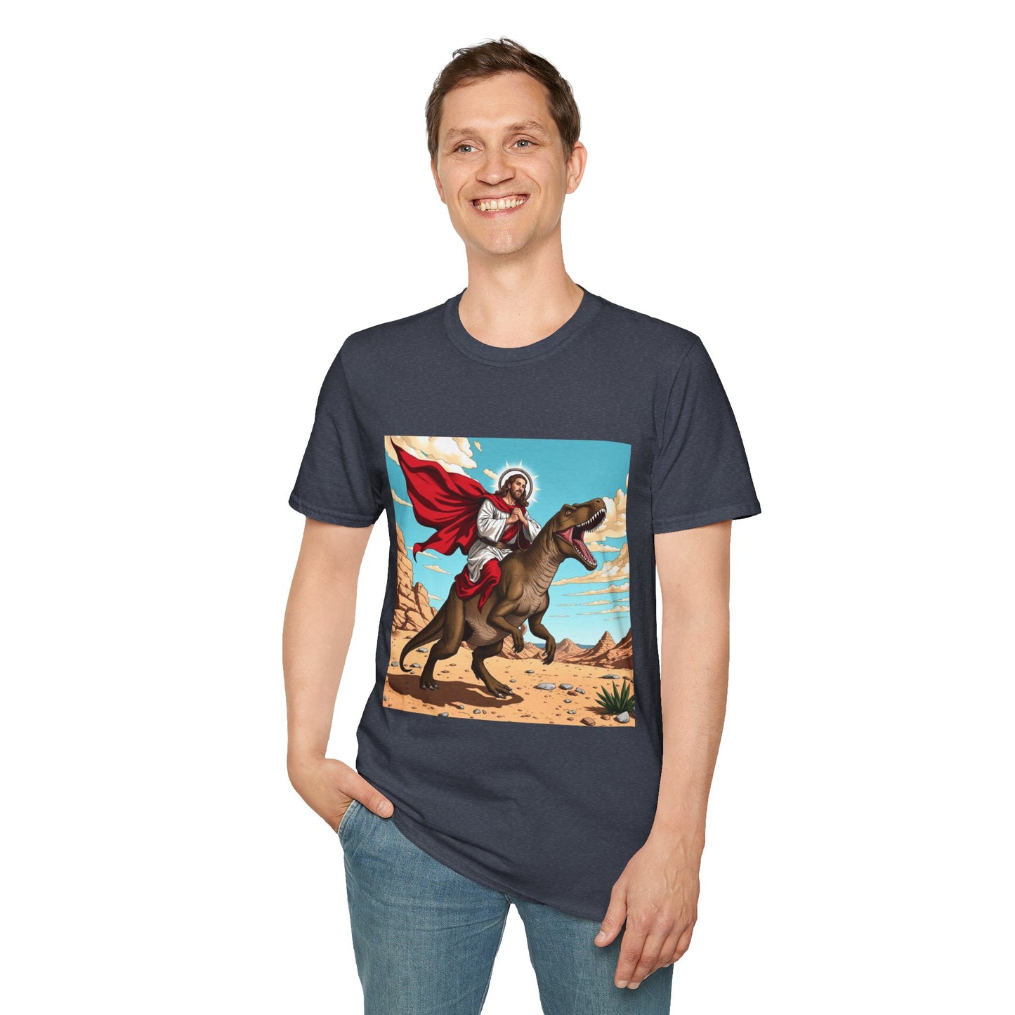 “Jurassic Jesus: Divine Desert Rampage” T-Shirt
