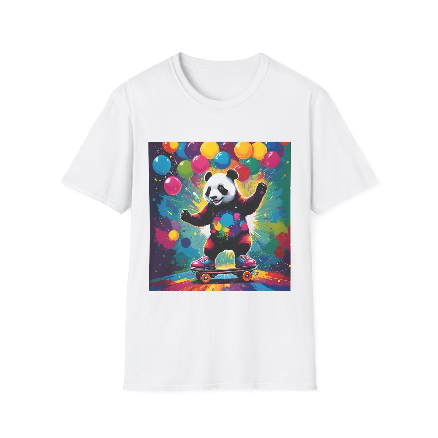 Panda Pop Skate Party T Shirt