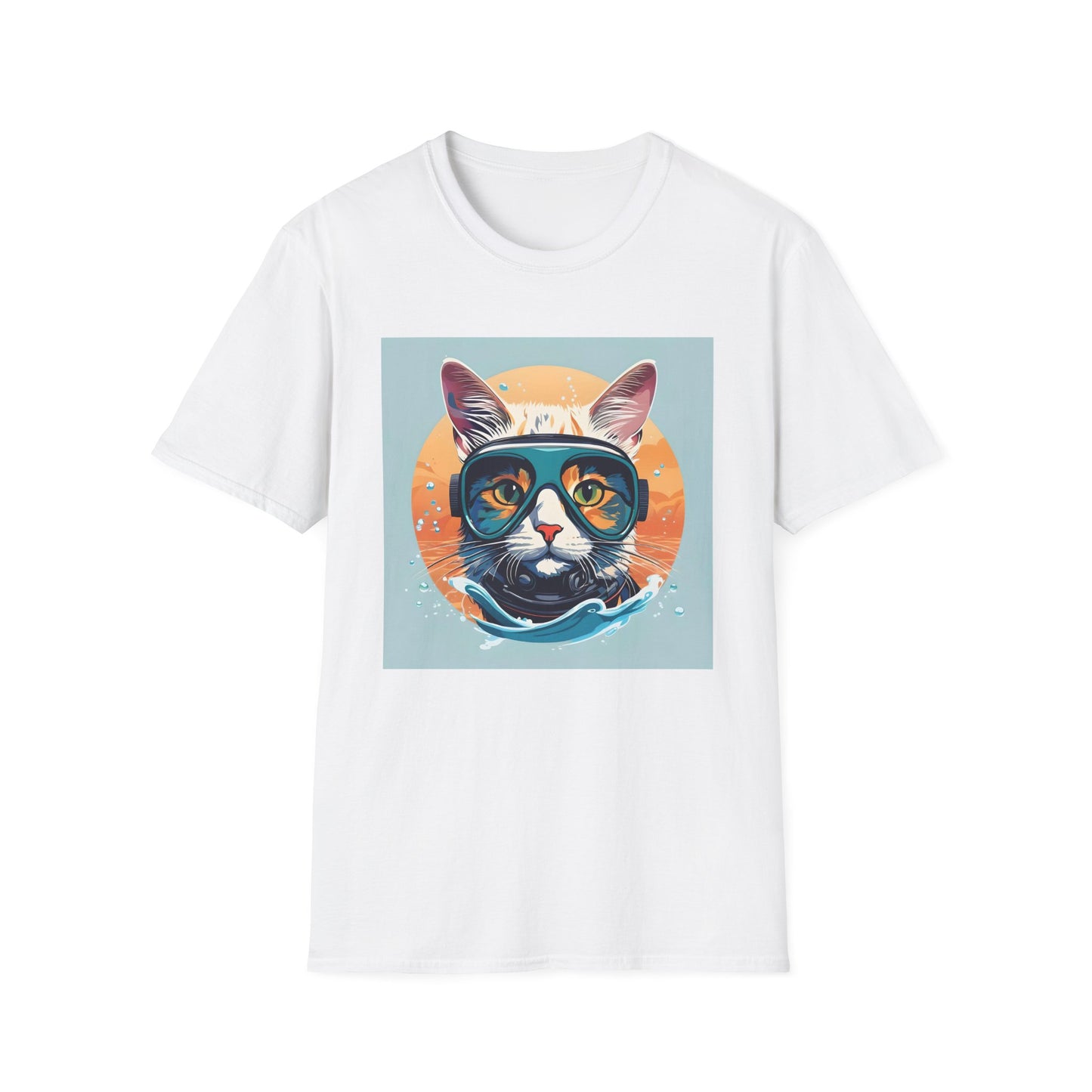 Scuba Cat Splash – Deep Sea Explorer T Shirt