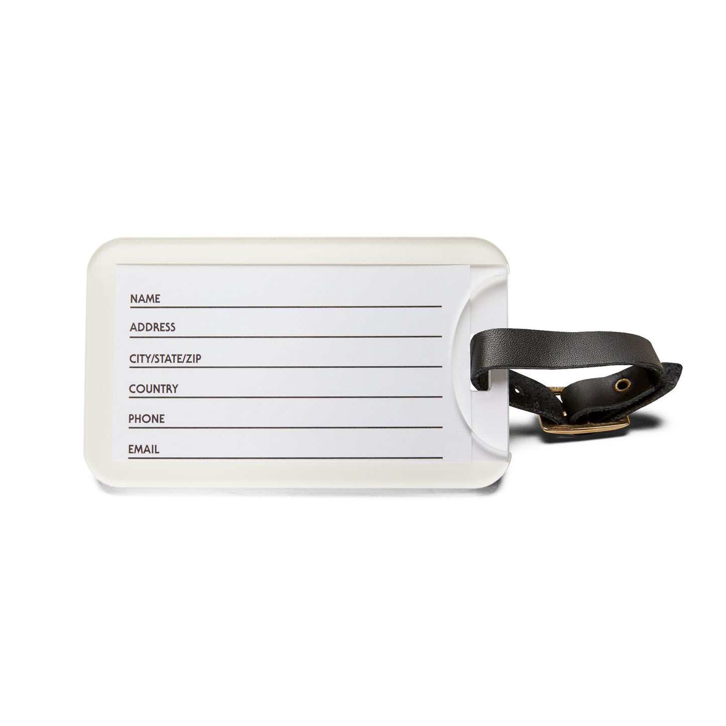 Snacks Packed Raccoon Luggage Tag