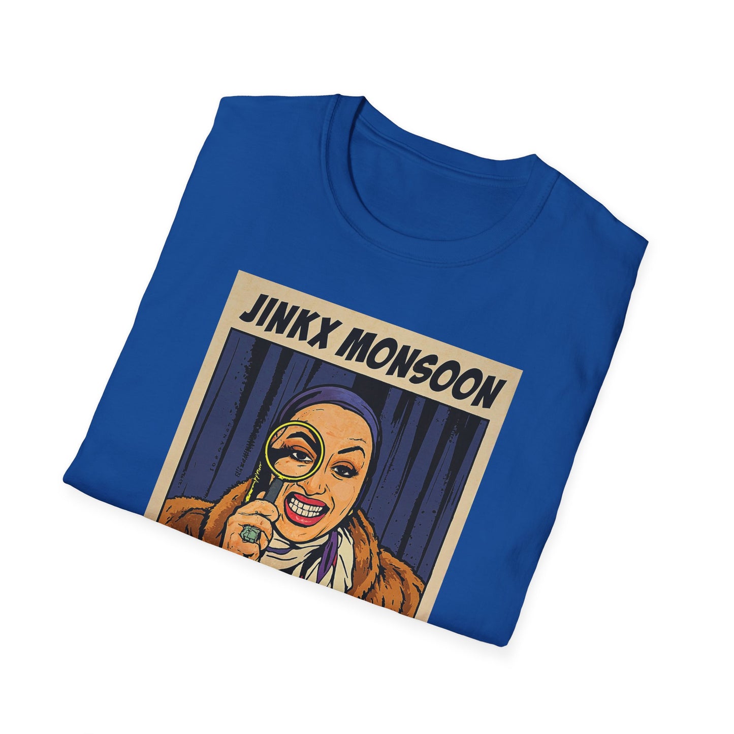 Jinkx Monsoon as Little Edie Tee – Grey Gardens Glamour Meets Drag Royalty! Unisex Softstyle T-Shirt