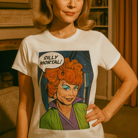 Endora “Silly Mortal!” T Shirt – Retro Witch Glam