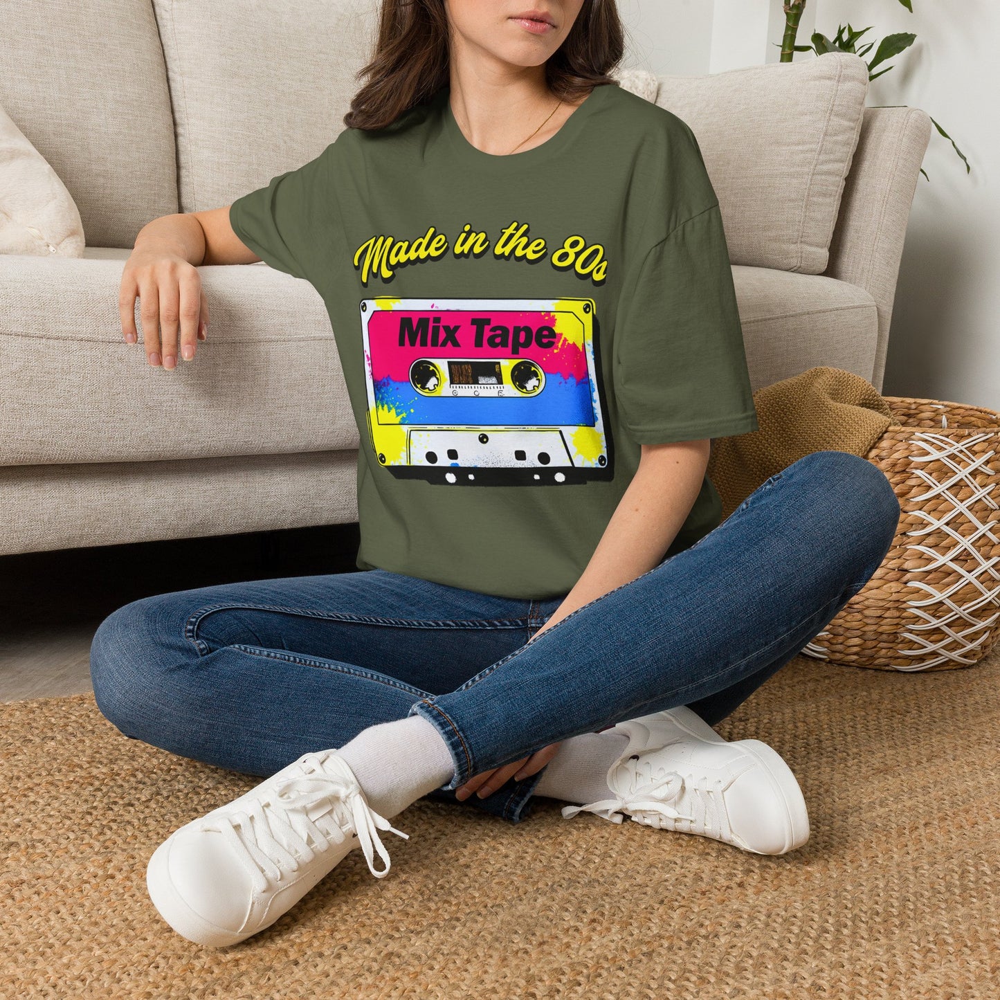 Made in the 80s Mix Tape T Shirt — Retro Cassette 80s Nostalgia Tee