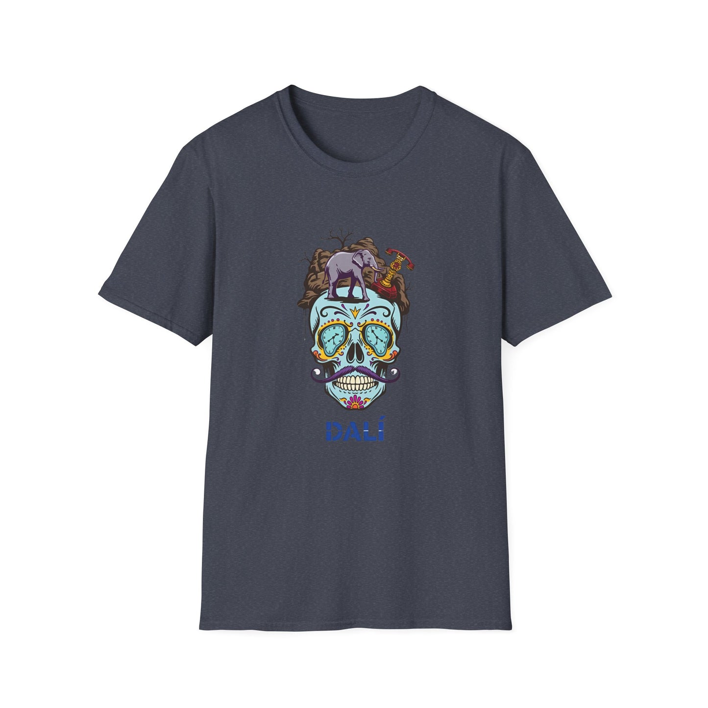 DALÍ MUERTE: Surreal Skull Fiesta T Shirt