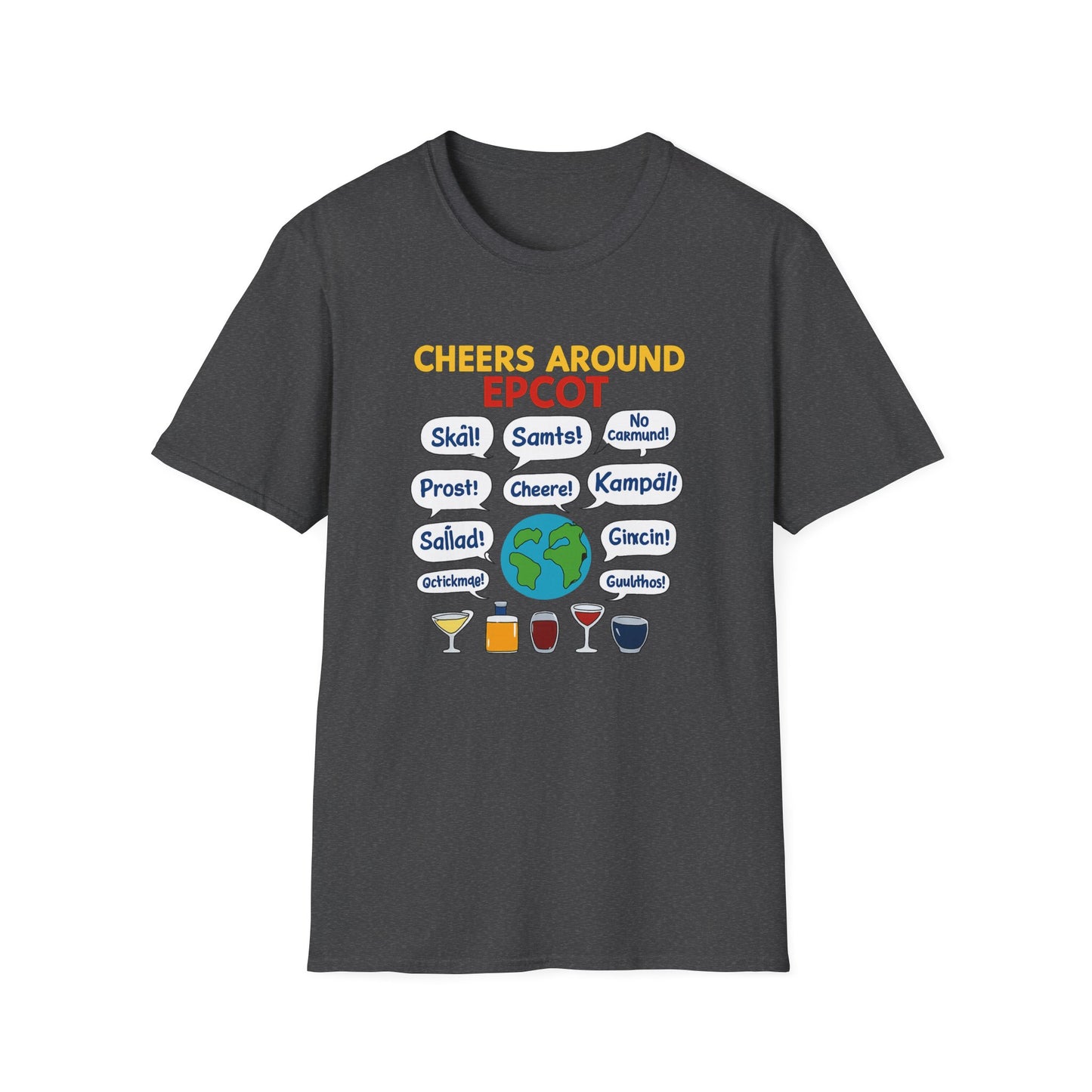 CHEERS AROUND EPCOT: Global Toast T Shirt