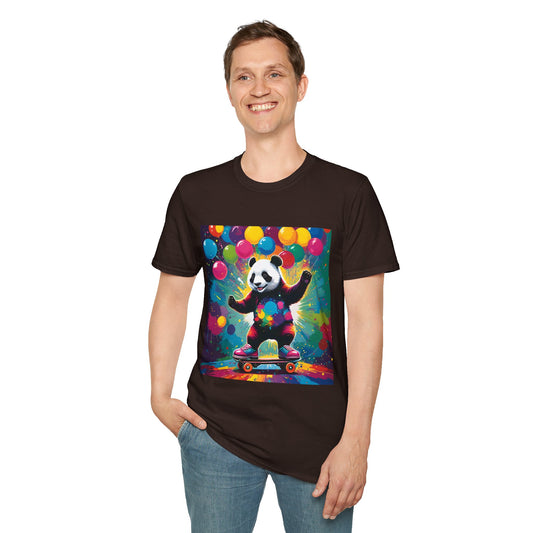 Panda Pop Skate Party T Shirt