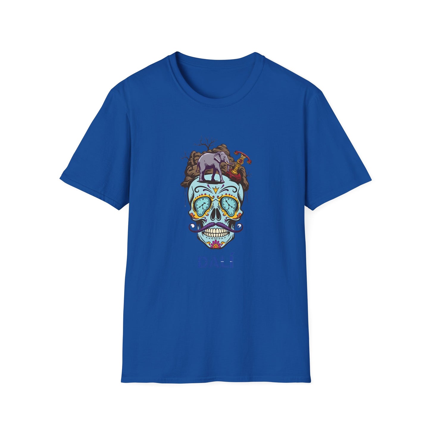DALÍ MUERTE: Surreal Skull Fiesta T Shirt