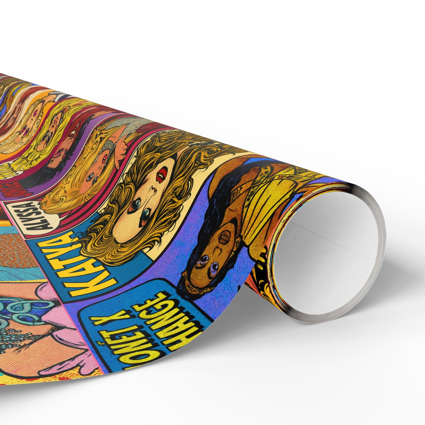 Drag Queen Wrapping Paper – Comic Book Icons Edition
