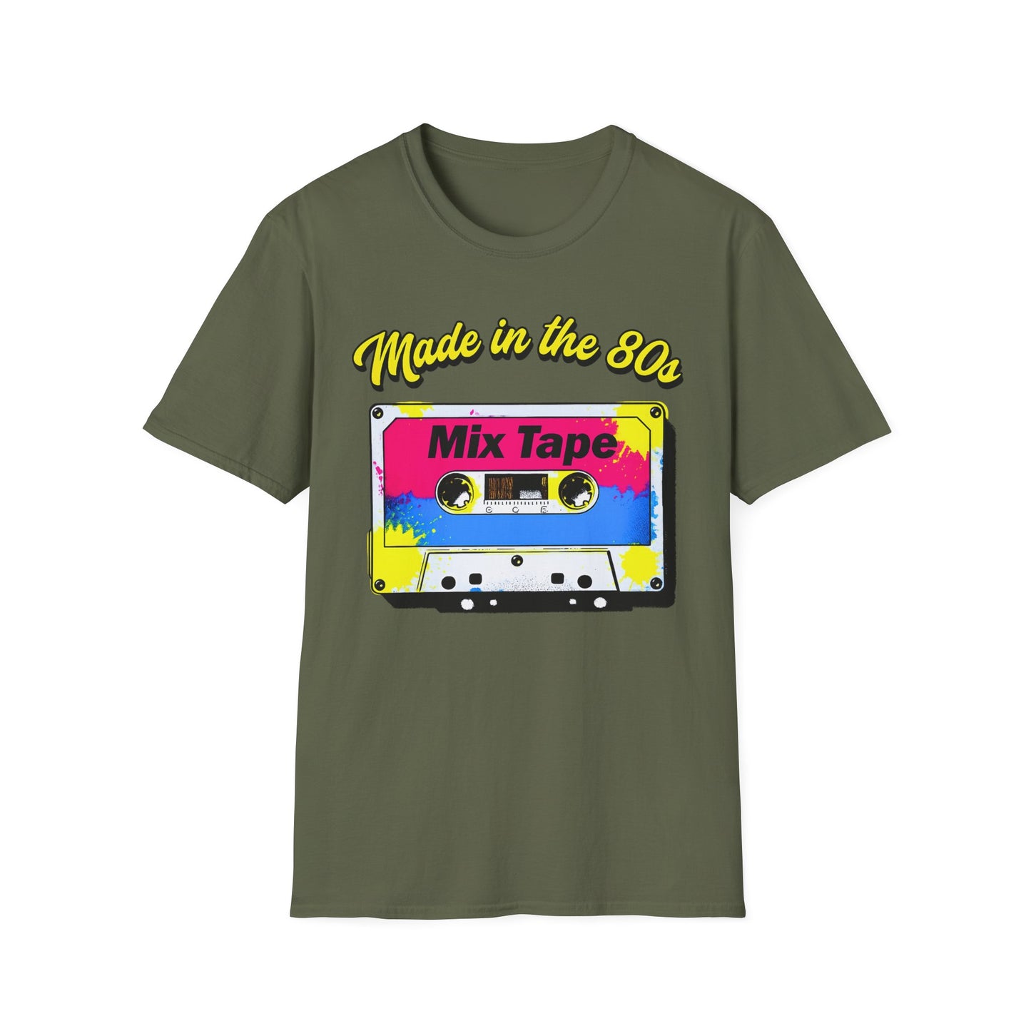 Made in the 80s Mix Tape T Shirt — Retro Cassette 80s Nostalgia Tee