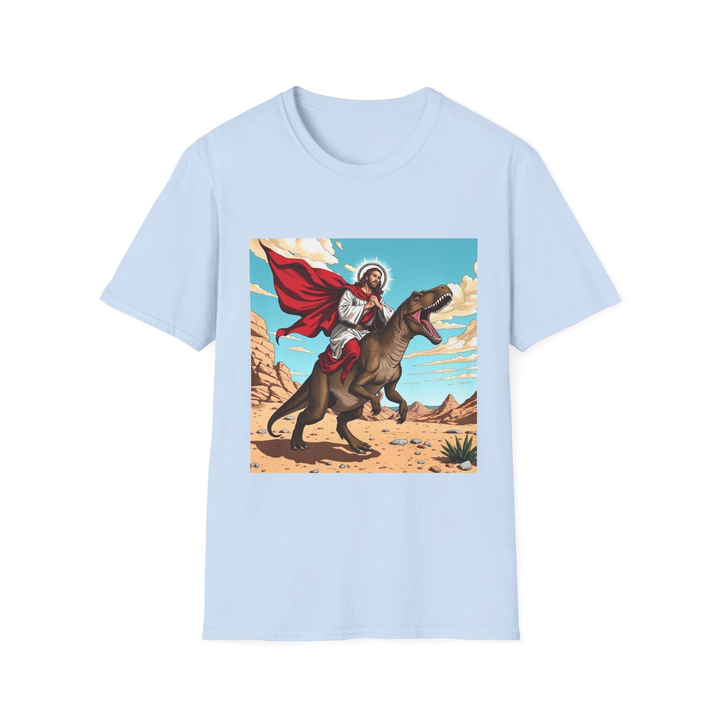 “Jurassic Jesus: Divine Desert Rampage” T-Shirt