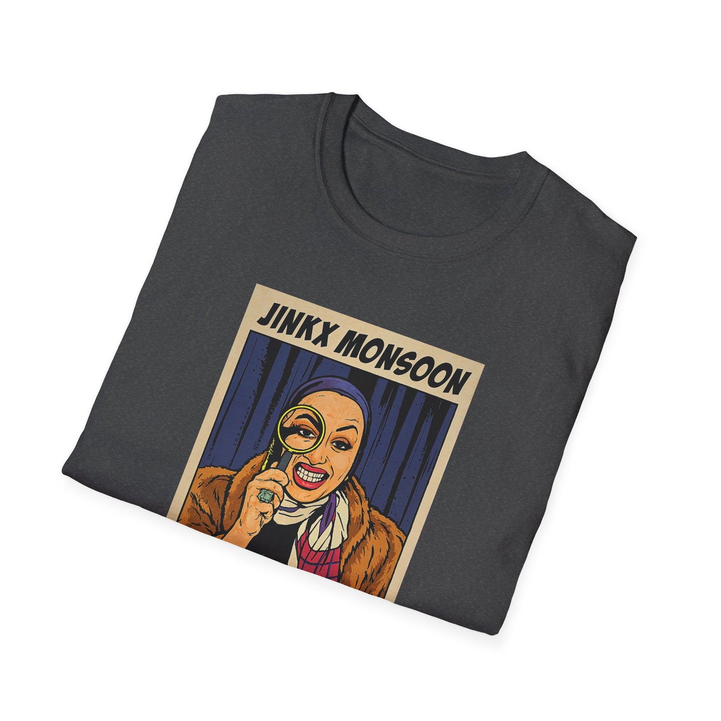 Jinkx Monsoon as Little Edie Tee – Grey Gardens Glamour Meets Drag Royalty! Unisex Softstyle T-Shirt