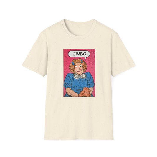 Vintage Jimbo Graphic Tee for Fun-Loving Souls, Casual Wear, Gift for Friends, Birthday Present, Humorous Apparel