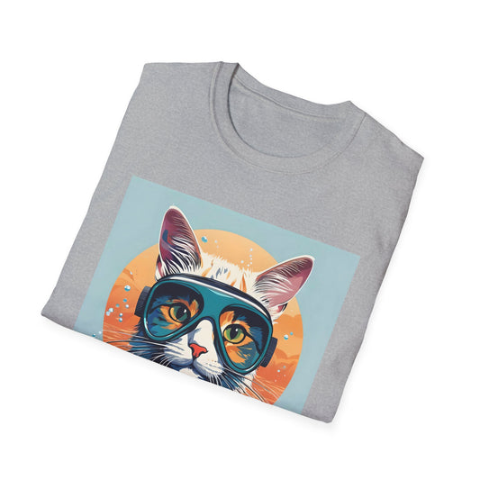 Scuba Cat Splash – Deep Sea Explorer T Shirt