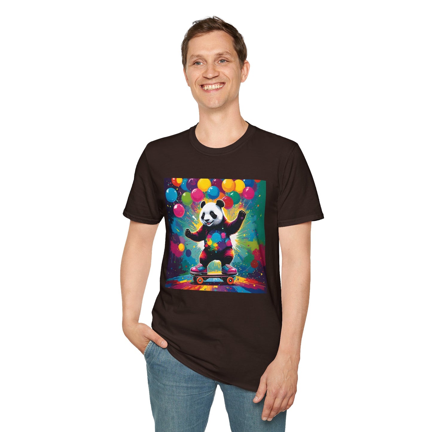 Panda Pop Skate Party T Shirt