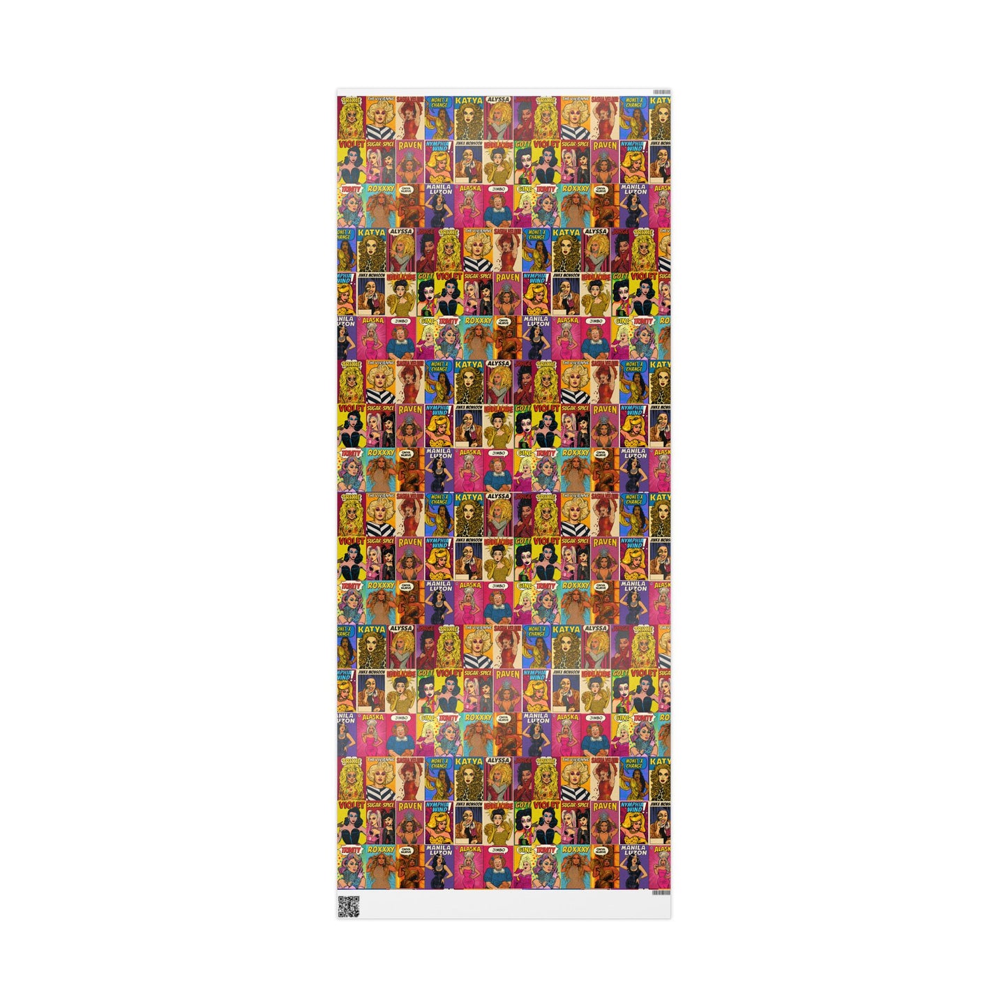 Drag Queen Wrapping Paper – Comic Book Icons Edition