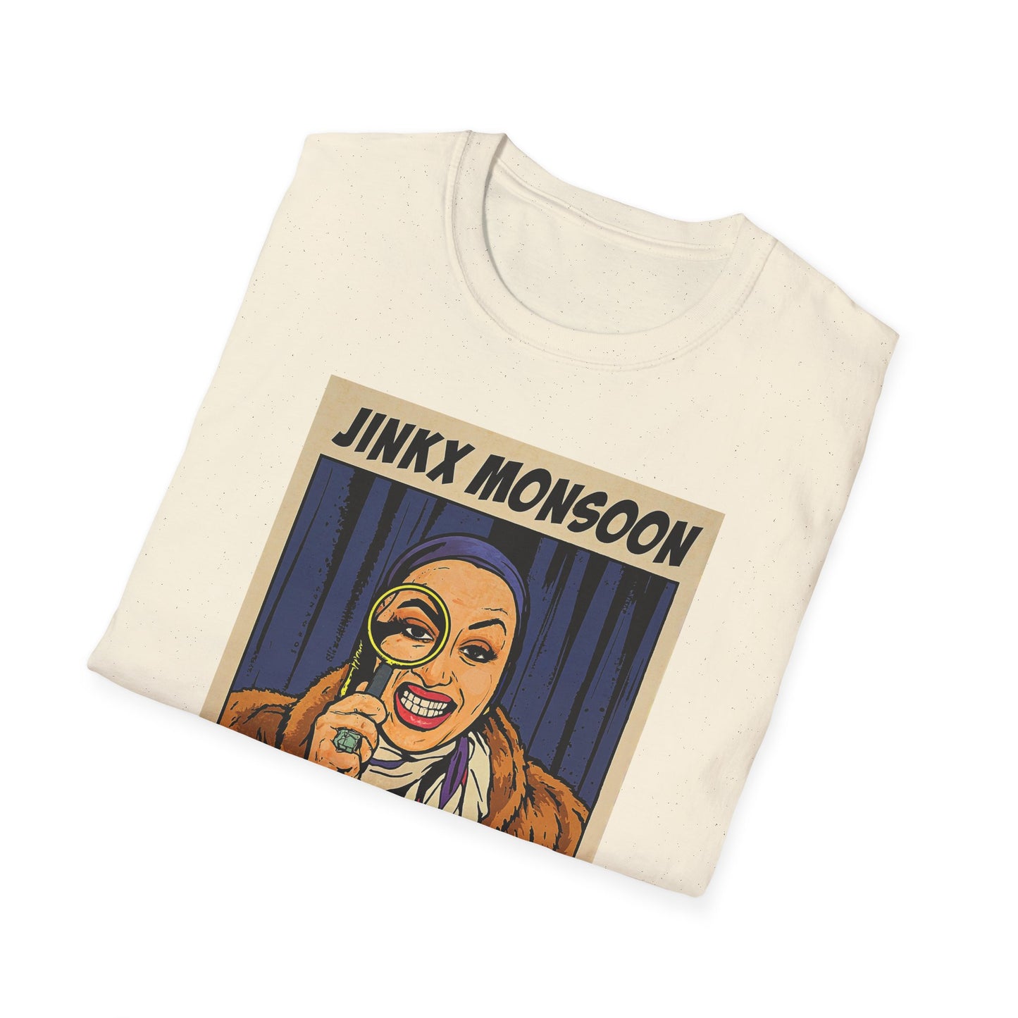 Jinkx Monsoon as Little Edie Tee – Grey Gardens Glamour Meets Drag Royalty! Unisex Softstyle T-Shirt