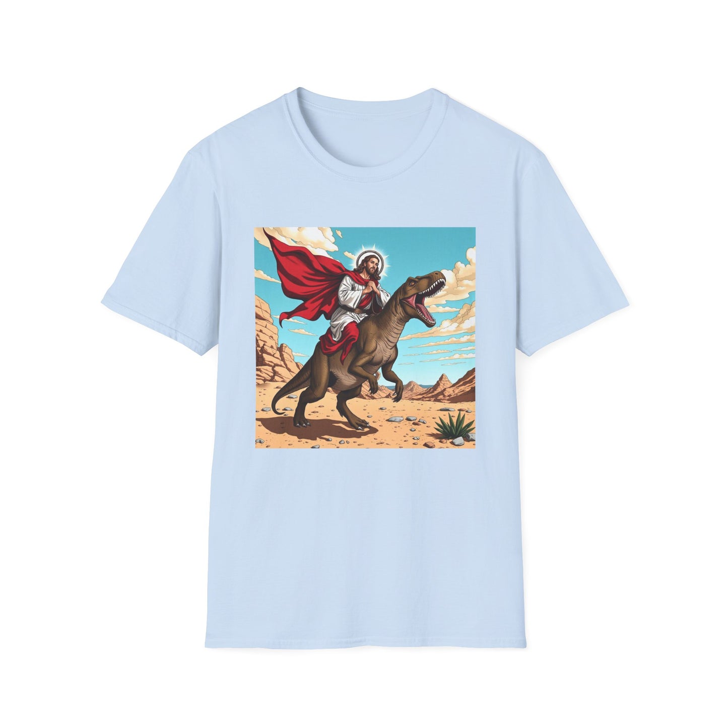 “Jurassic Jesus: Divine Desert Rampage” T-Shirt