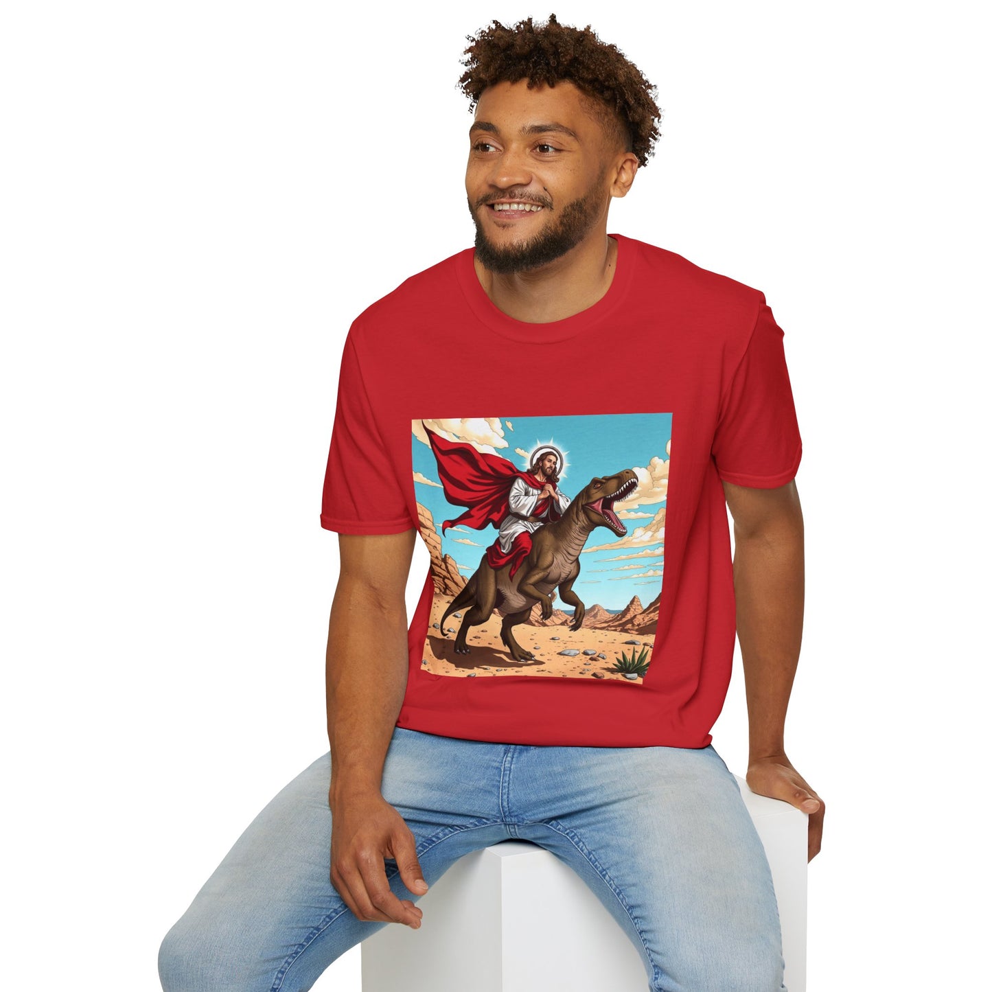 “Jurassic Jesus: Divine Desert Rampage” T-Shirt
