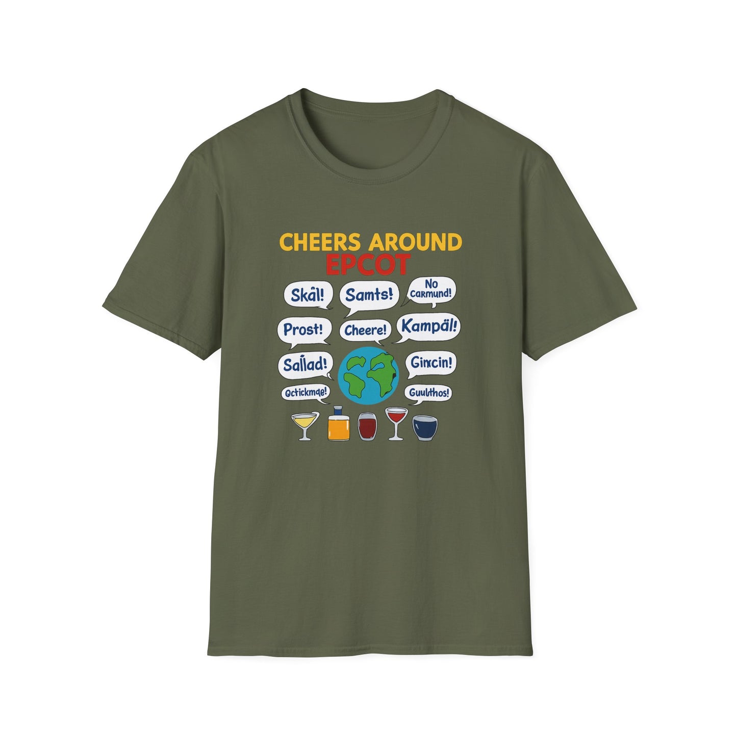 CHEERS AROUND EPCOT: Global Toast T Shirt