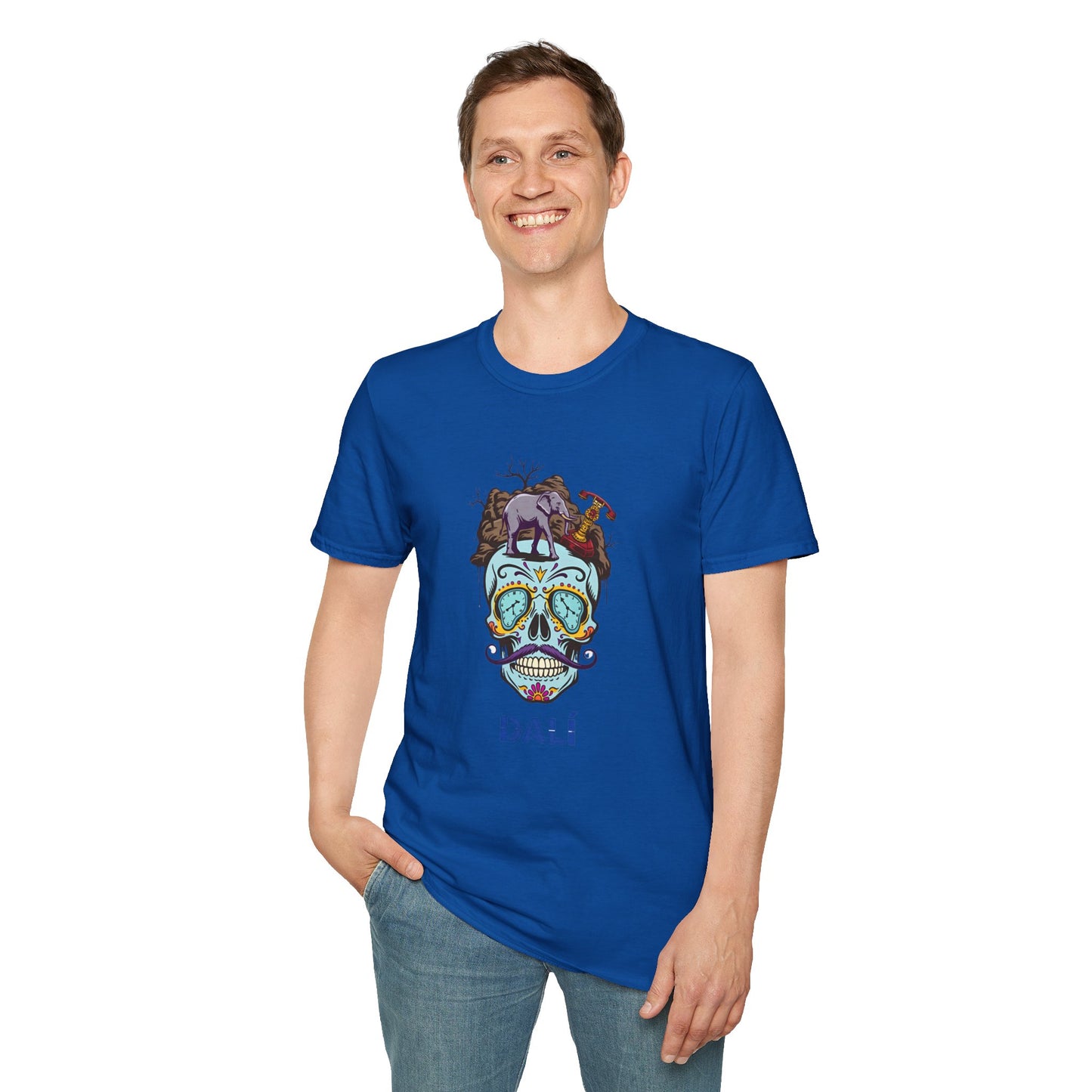 DALÍ MUERTE: Surreal Skull Fiesta T Shirt