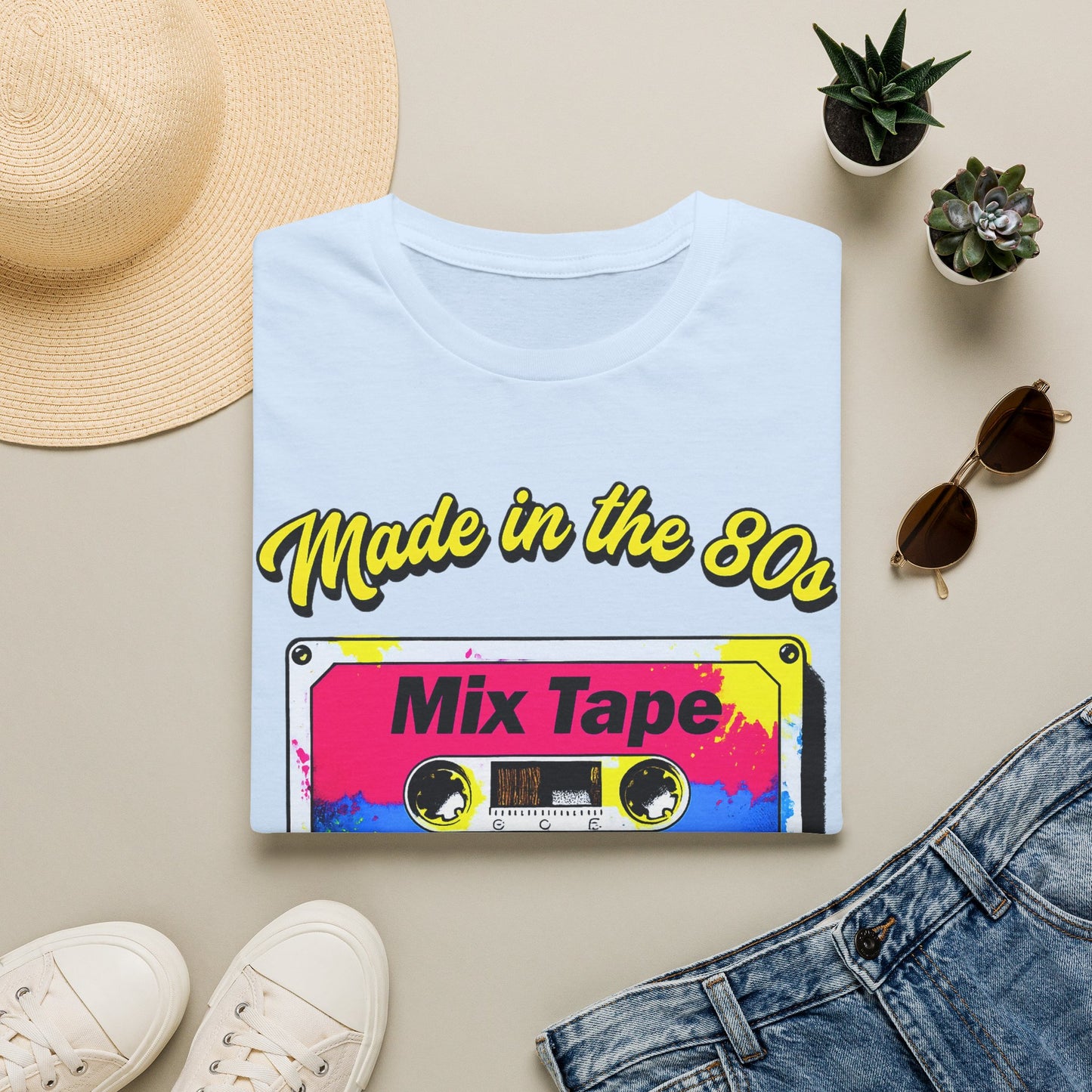 Made in the 80s Mix Tape T Shirt — Retro Cassette 80s Nostalgia Tee